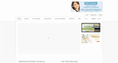 Desktop Screenshot of dinarcurrency.com